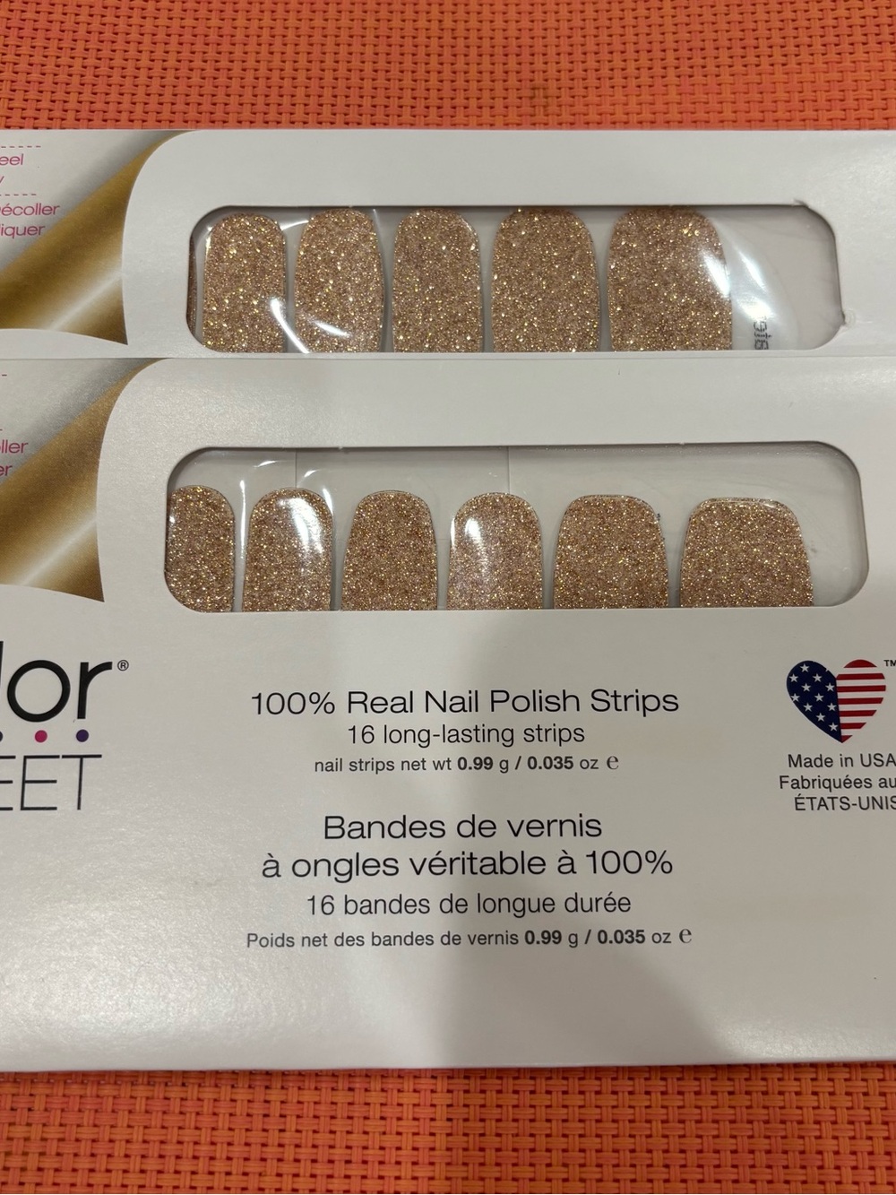 COLOR STREET “Chelsea Ya Later” Nail Polish Strips-2 sets!